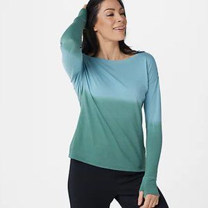 Seed to Style Organic Cotton Long-Sleeve Top w/ Thumbholes  10192